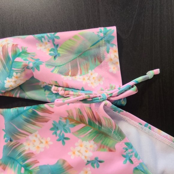 Flap Happy Girls Swimsuit Long Sleeve UPF 50 Charlie Rash Guard Pink SZ 4 NWT - Picture 6 of 8